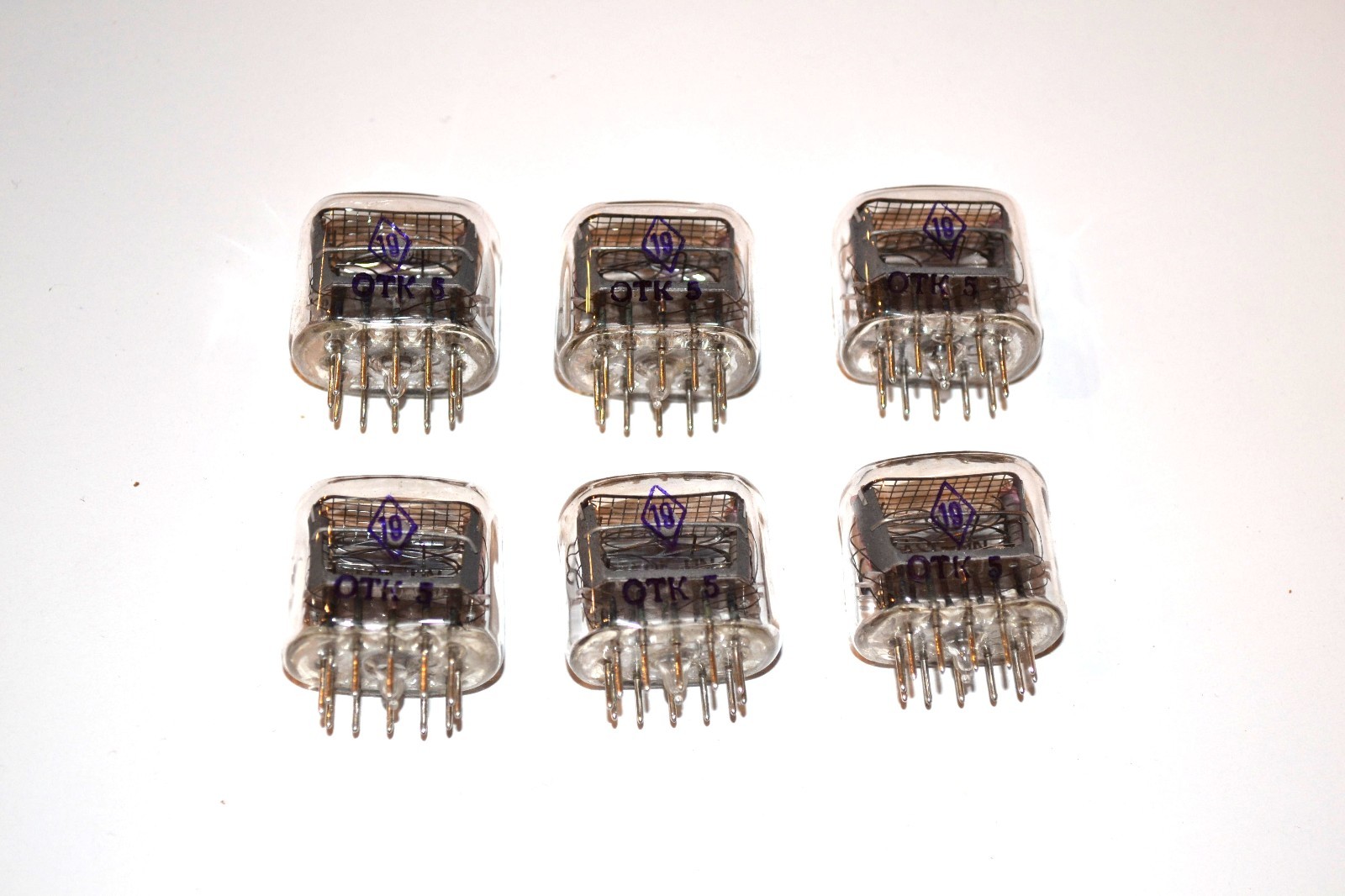 IN-12 6PCS MATCHED SET Same Date New nixie tubes IN12B IN-12B IN-12A IN12A