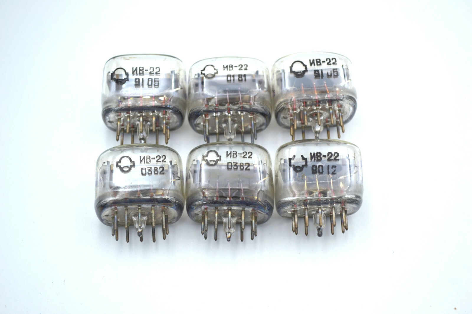 IV-22 6PCS NEW VFD TUBES NOS For Clock Kit nixie digital symbol indicator IV22 - Image 2