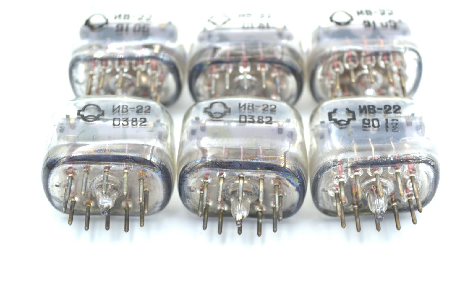 IV-22 6PCS NEW VFD TUBES NOS For Clock Kit nixie digital symbol indicator IV22 - Image 3