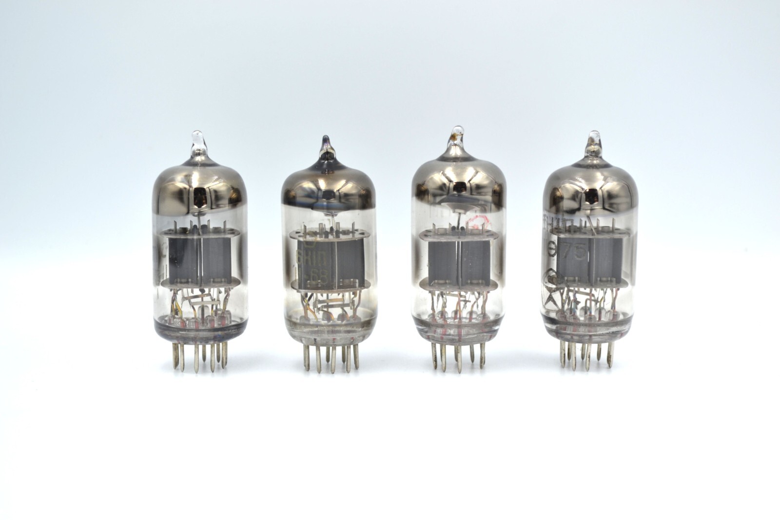 4pcs 6N1P MATCHED QUAD Used Tube ECC88 E88CC 6DJ8 6922 100% GARANTY WORKING