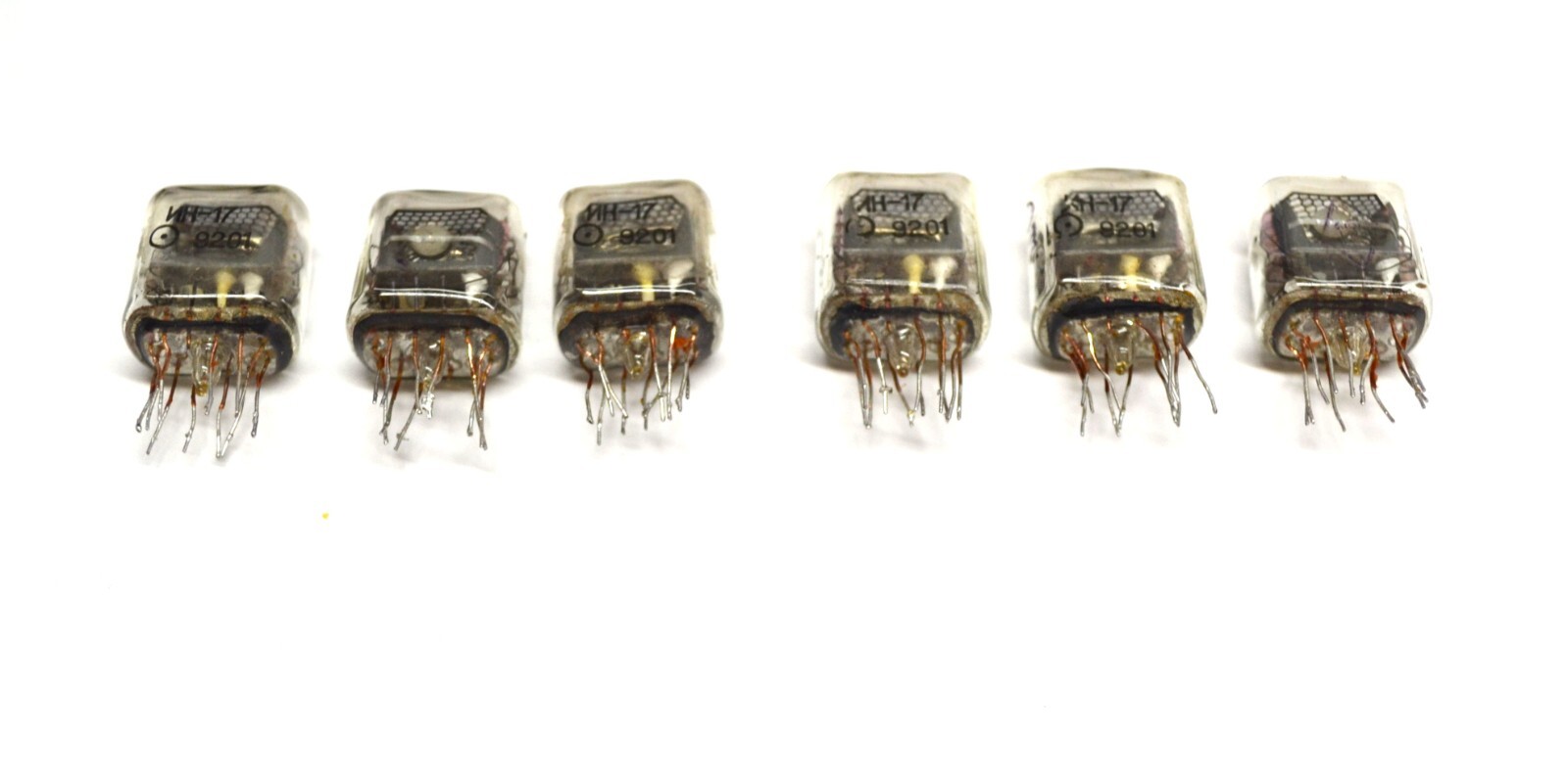 IN-17 6PCS Used NIXIE TUBES 100% GARANTY WORKING IN17 - Image 2