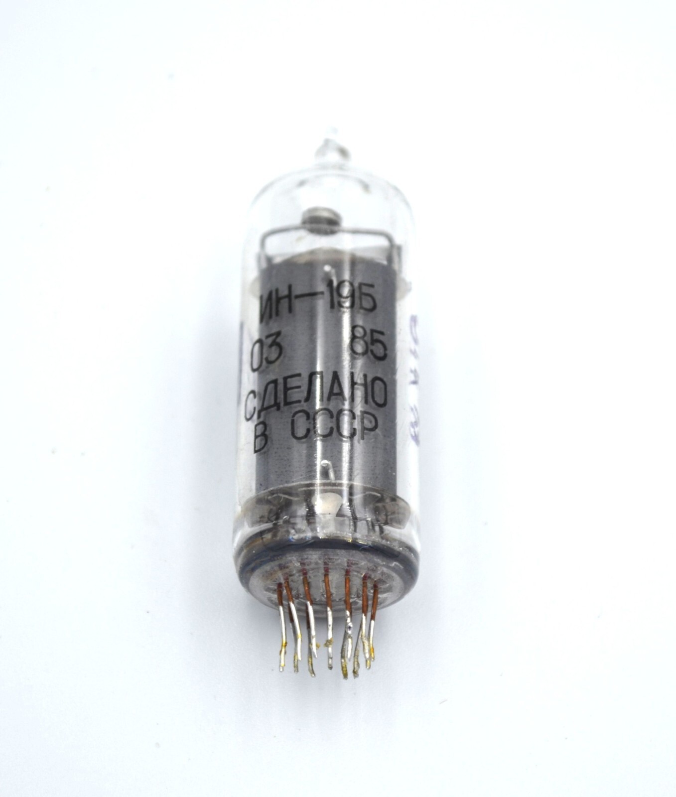 IN-19B 1PCS used NIXIE TUBES 100% GARANTY WORKING IN19B IN19 - Image 2