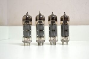 4pcs 6P14P-V Matched Quad Gold Grid tube EL84 6BQ5 6P14P Strong
