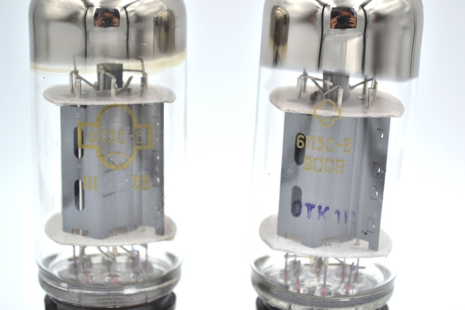 NEW 2pcs 6P3S-E MATCHED PAIR Reflector Tube NOS 6L6 5881 6L6G OSW3108 - Image 3