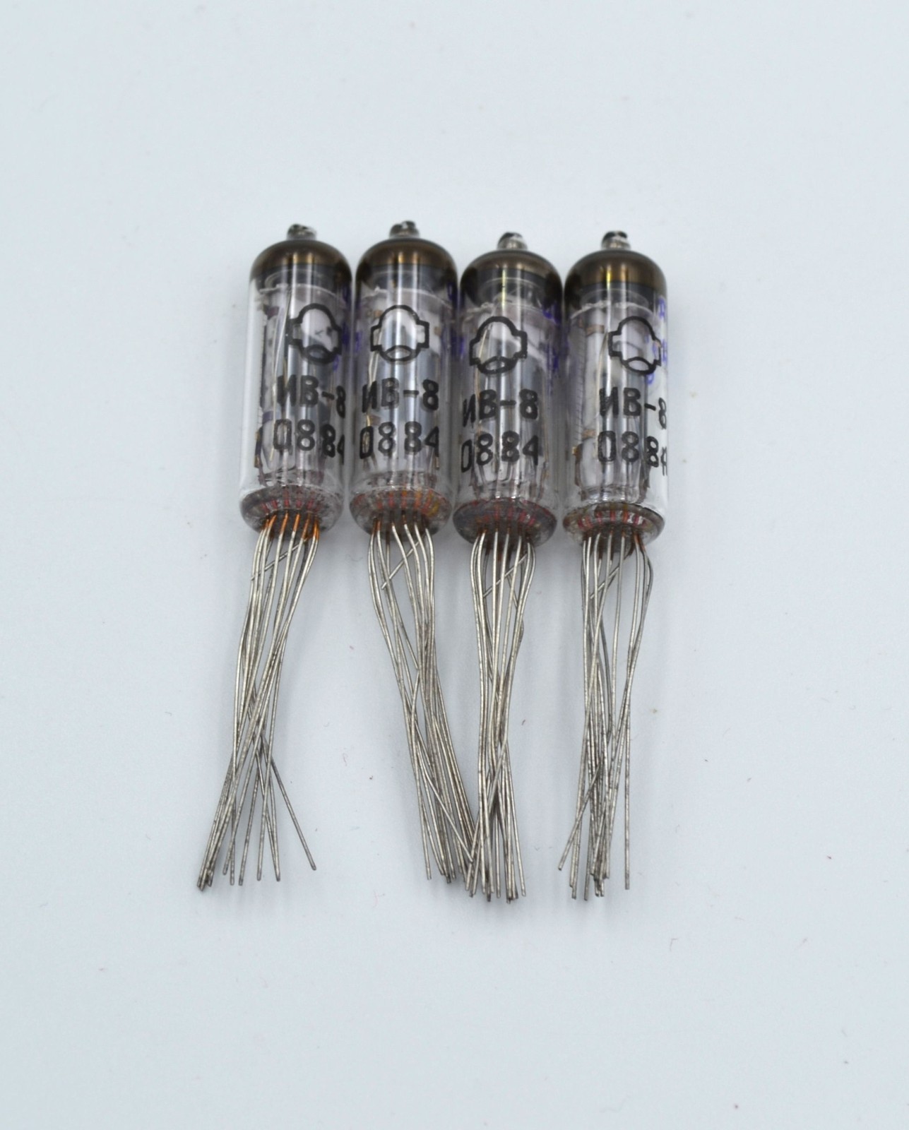 IV-8 4PCS NEW VFD TUBES NOS For Clock Kit nixie digital symbol indicator IV8 - Image 2