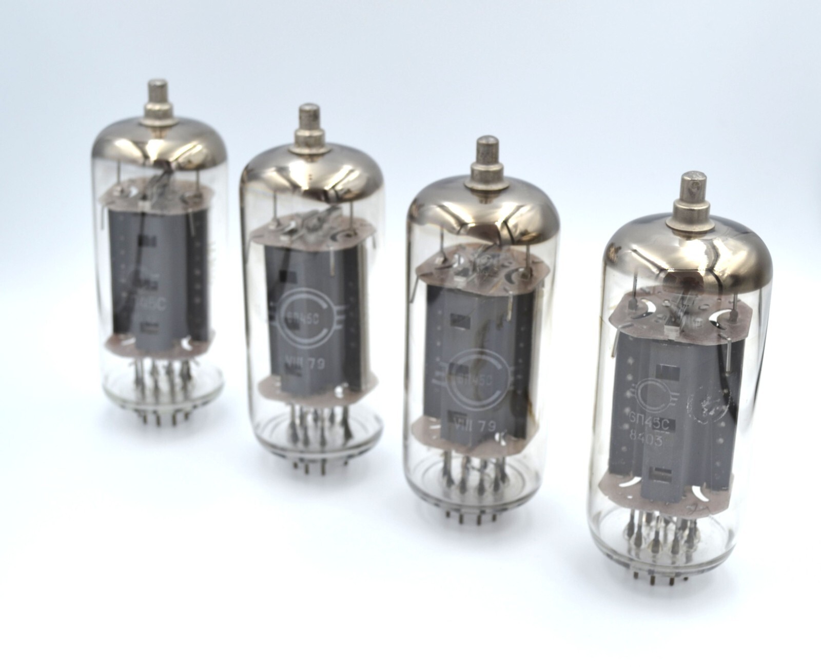 4pcs 6P45S Matched Quad Output Tetrode tube EL509 EL519 6KG6 Strong