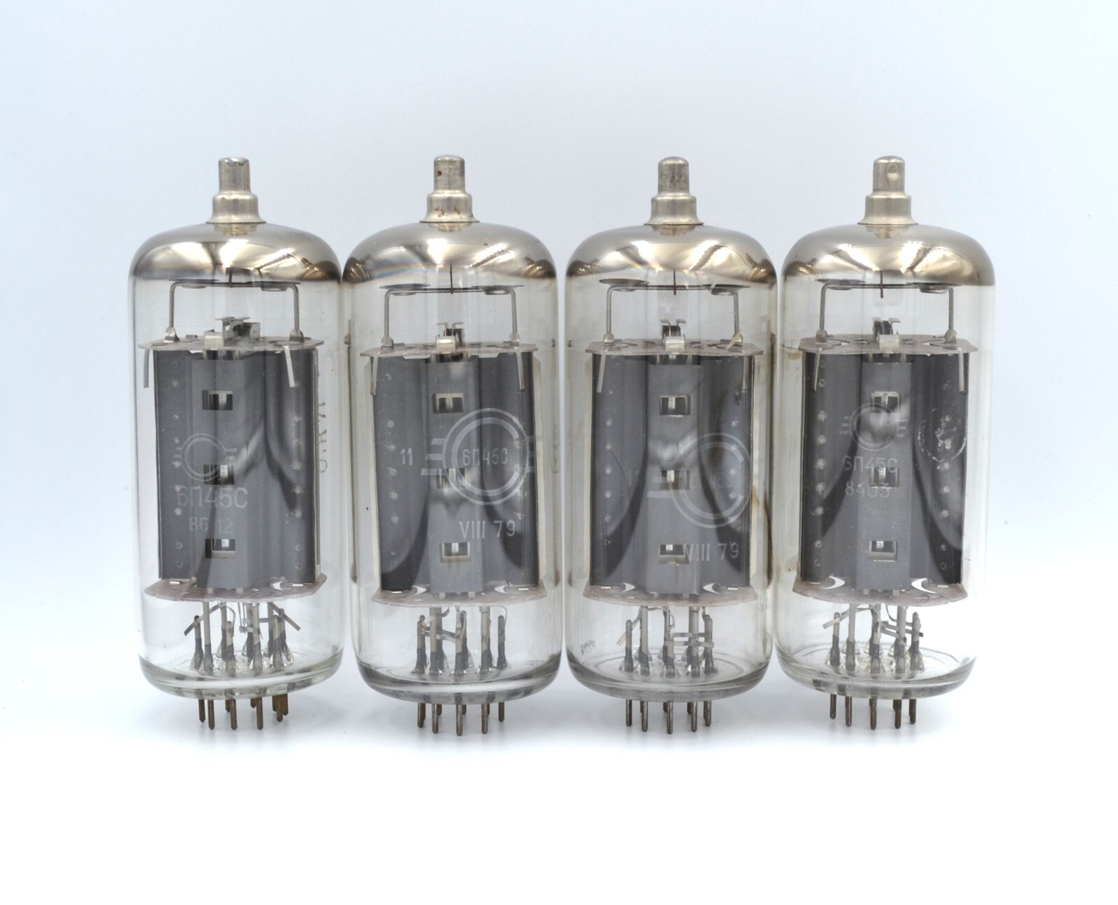 4pcs 6P45S Matched Quad Output Tetrode tube EL509 EL519 6KG6 Strong - Image 2