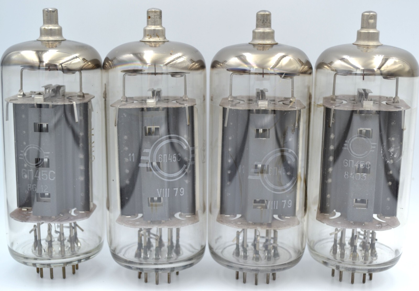4pcs 6P45S Matched Quad Output Tetrode tube EL509 EL519 6KG6 Strong - Image 4