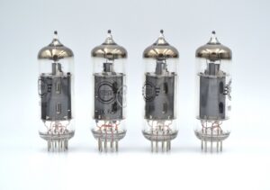 4pcs Used 6P1P Svetlana Matched Quad tube 6AQ5 EL90 NOS