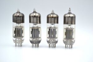4pcs 6N6P MATCHED QUAD Used Tube ECC99 E182CC GARANTY WORKING