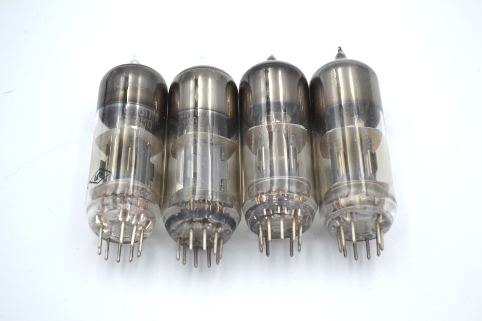 4pcs 6N6P MATCHED QUAD Used Tube ECC99 E182CC GARANTY WORKING - Image 3