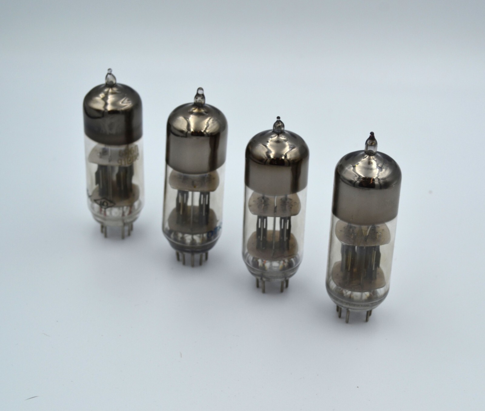 4pcs 6N6P MATCHED QUAD Used Tube ECC99 E182CC GARANTY WORKING - Image 4