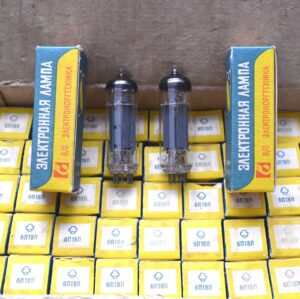 2pcs New 6P18P Matched Pair Same Date tube EL82 6DY5 N329 NOS