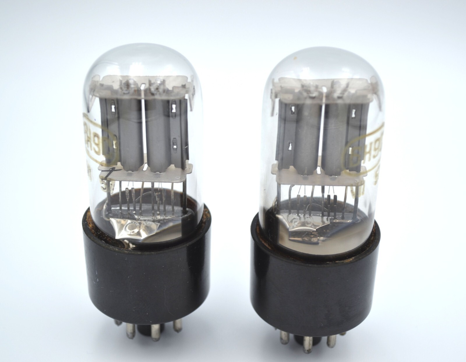 NEW 2pcs 6N9S MATCHED PAIR TANTAL Tube NOS 6SL7 1579 - Image 3