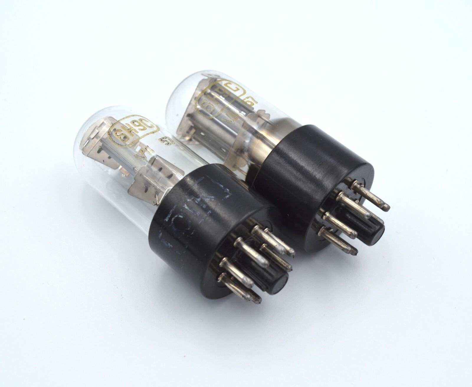 NEW 2pcs 6N9S MATCHED PAIR TANTAL Tube NOS 6SL7 1579 - Image 4