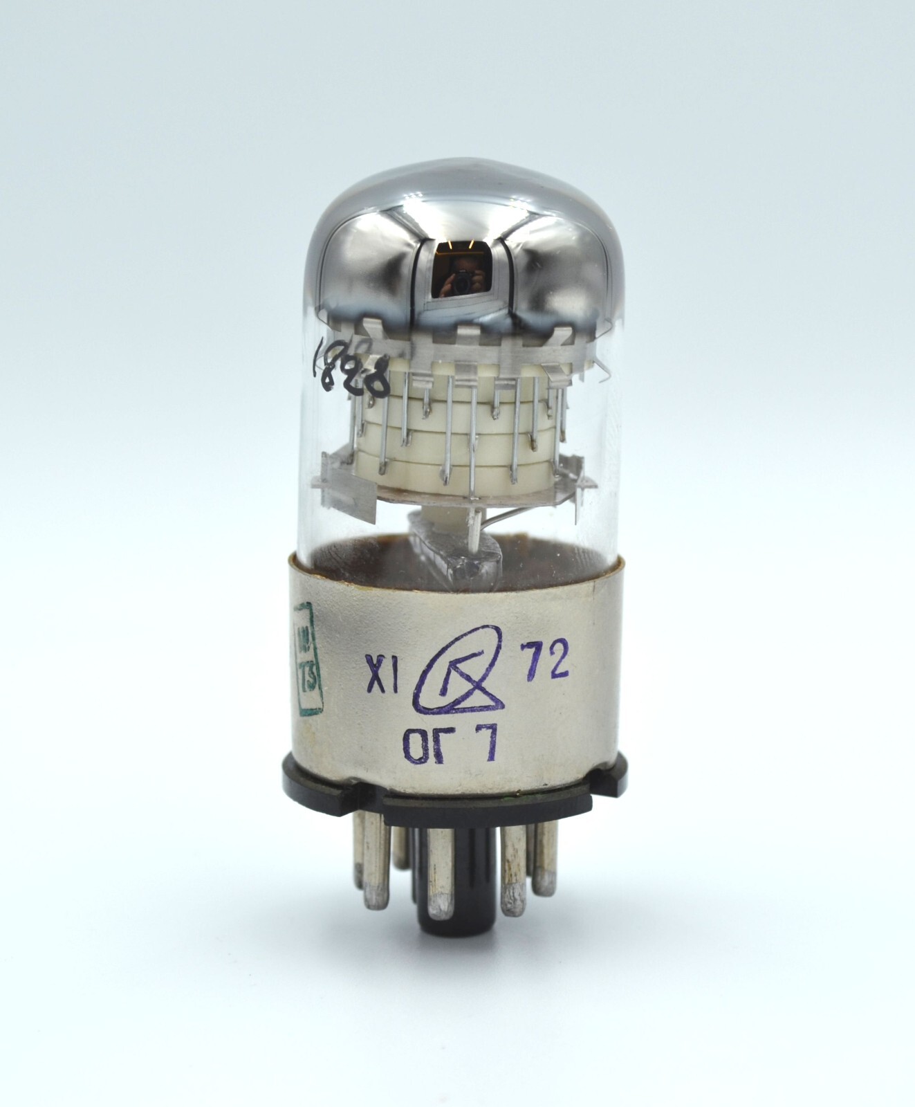 OG-7 OG7 Dekatron Metal Base Numitron Decatron Nixie Tube Counting Neon NEW