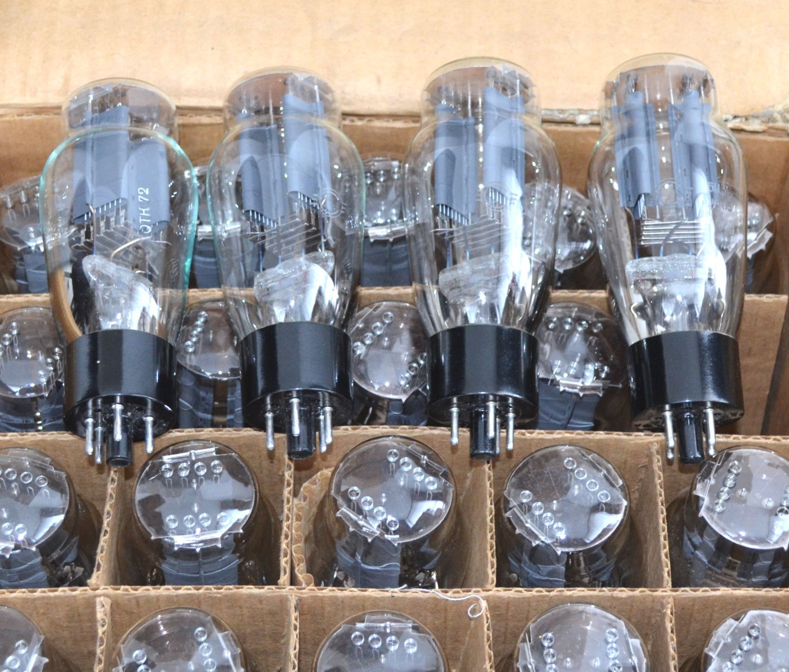 NEW 4pcs 5C3S Rectifier SVETLANA Grey Anode Same Date Tube NOS 5U4G GZ31 5U3C