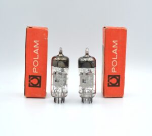 NEW 2pcs EF80 MATCHED PAIR Polam Tube NOS EF800 6BX6 EF860