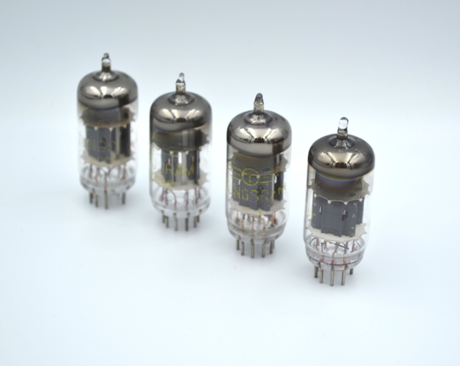 4pcs ECC83 MATCHED QUAD Tungsram used Tube NOS 7025 12AX7 6681