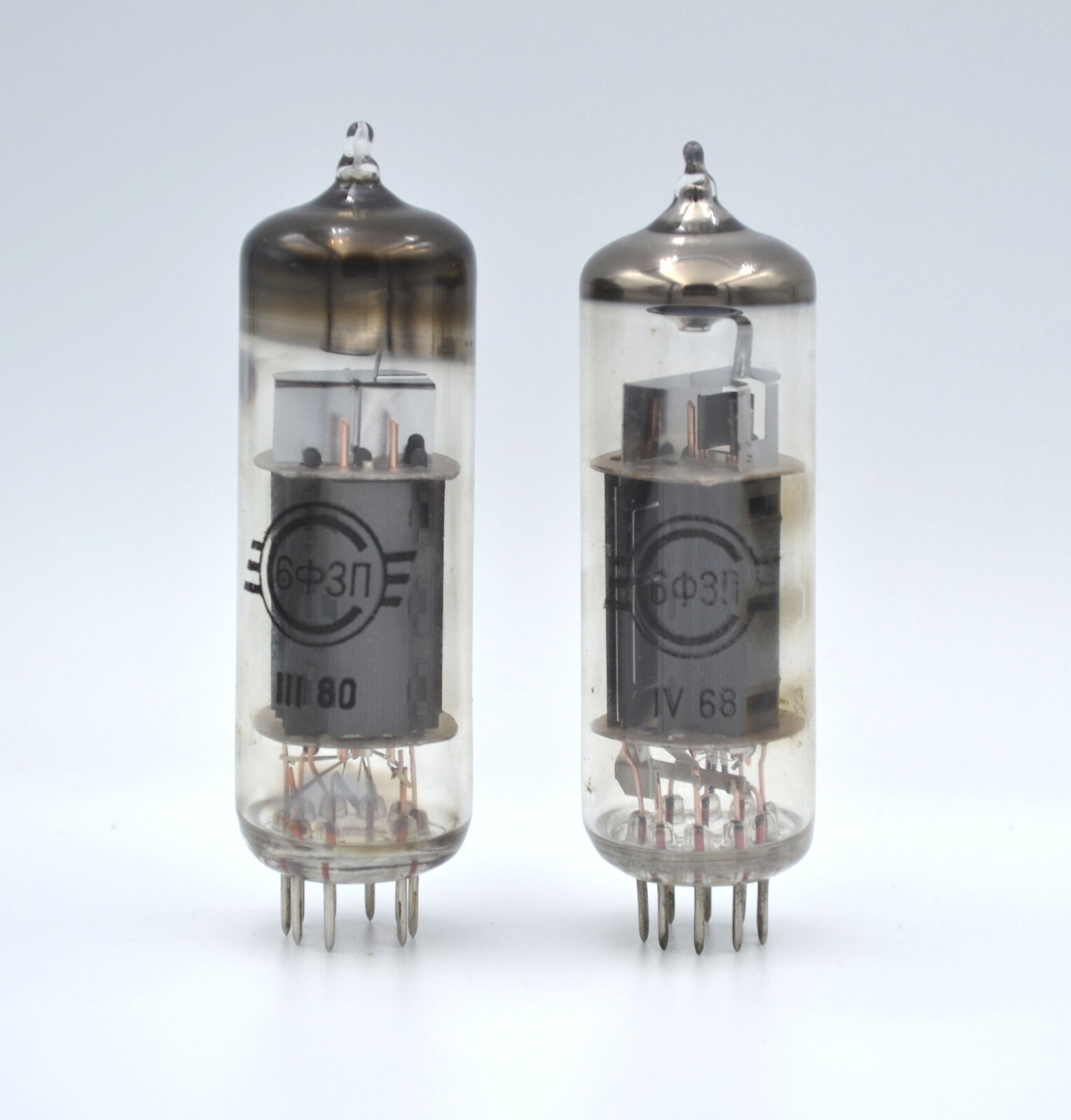 2pcs 6F3P MATCHED PAIR used TRIODE-PENTODE Tube Svetlana ECL82 6BM8