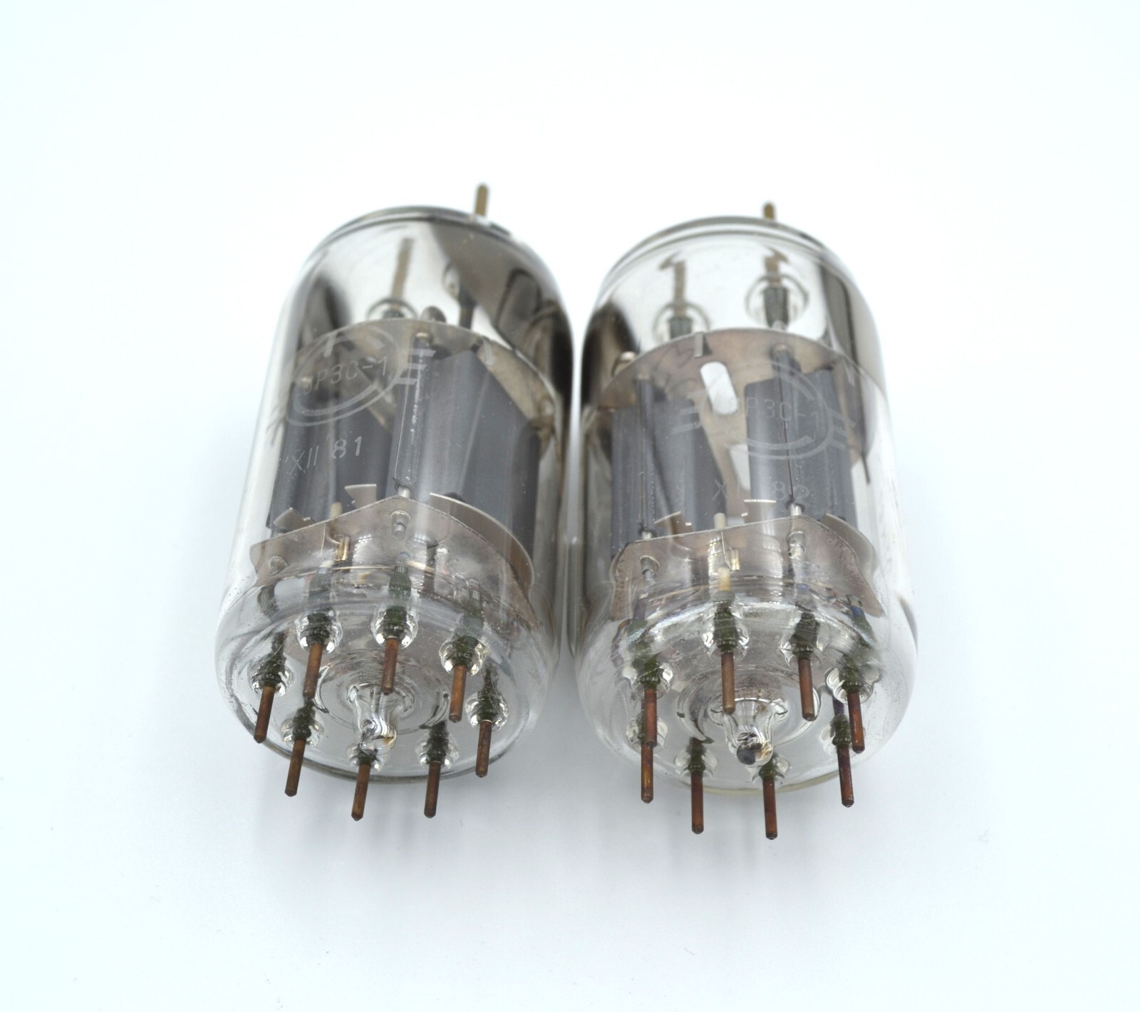 NEW 2pcs 6R3S-1 MATCHED PAIR Same Data Svetlana Double Beam Tetrode Tube NOS - Image 4