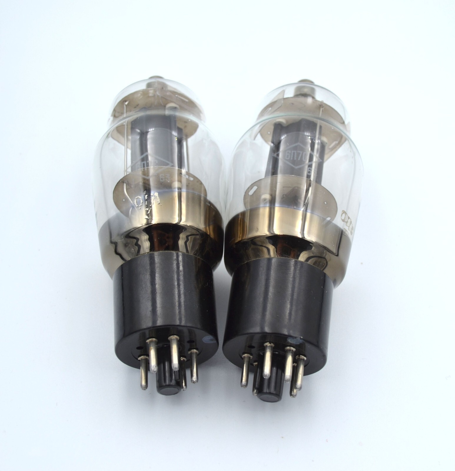 NEW 2pcs 6P7S MATCHED PAIR Same Date Foton Beam Tetrode Tube NOS 6BG6G 6L6G - Image 3