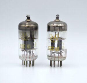 2pcs ECC81 MATCHED PAIR RFT Used Tube NOS 12AT7 B152 CC81E CV455