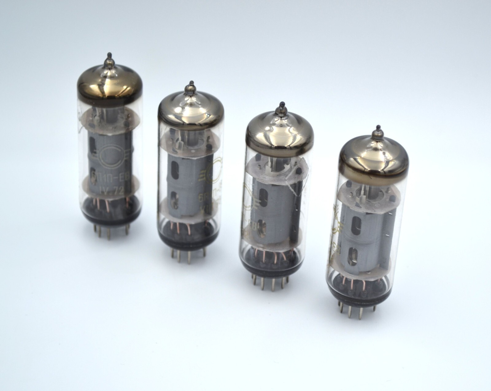 4pcs New 6P1P-EV Same Date Svetlana Matched Quad tube 6AQ5 EL90 NOS