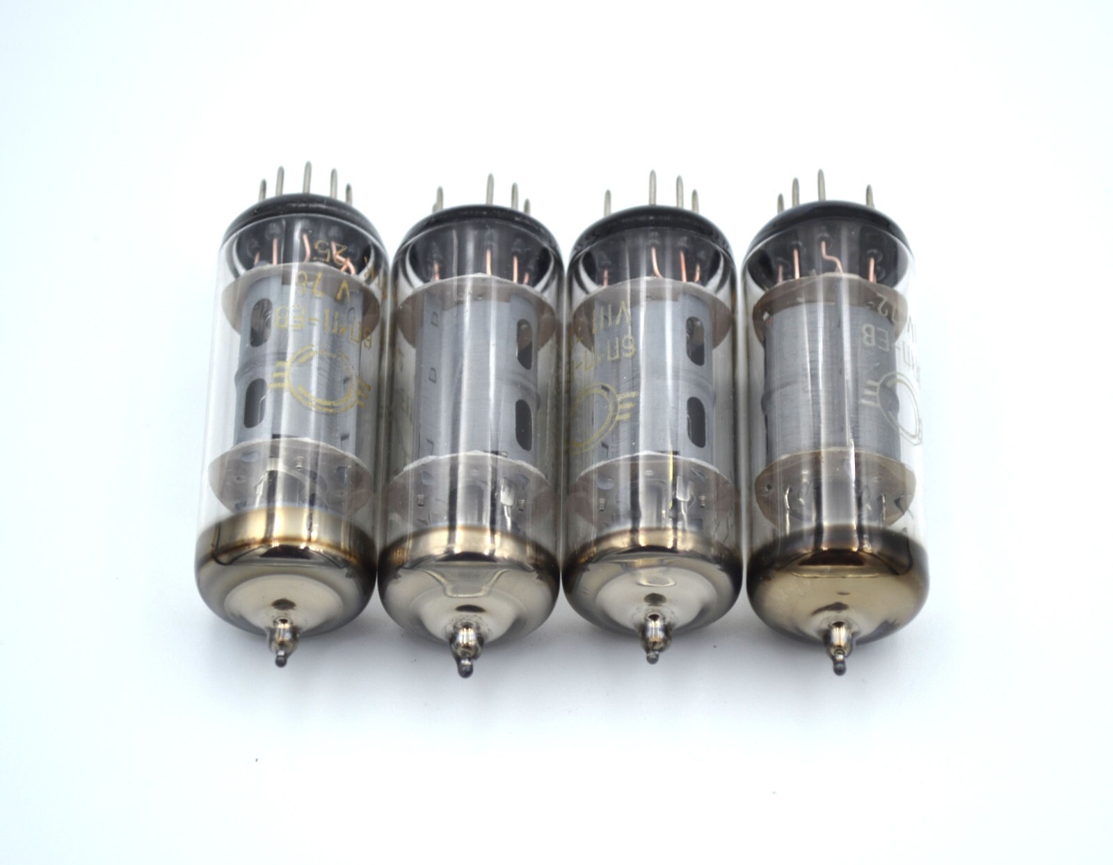 4pcs New 6P1P-EV Same Date Svetlana Matched Quad tube 6AQ5 EL90 NOS - Image 4