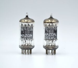 2pcs ECC83 MAZDA BELVU Matched Pair Tubes 7025 12AX7 6681 12AX7A