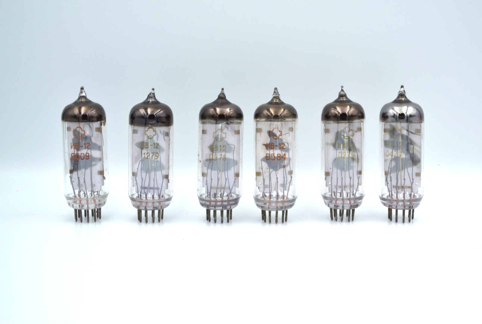 IV-12 6PCS NEW VFD TUBES NOS For Clock Kit nixie digital symbol IV12 - Image 2