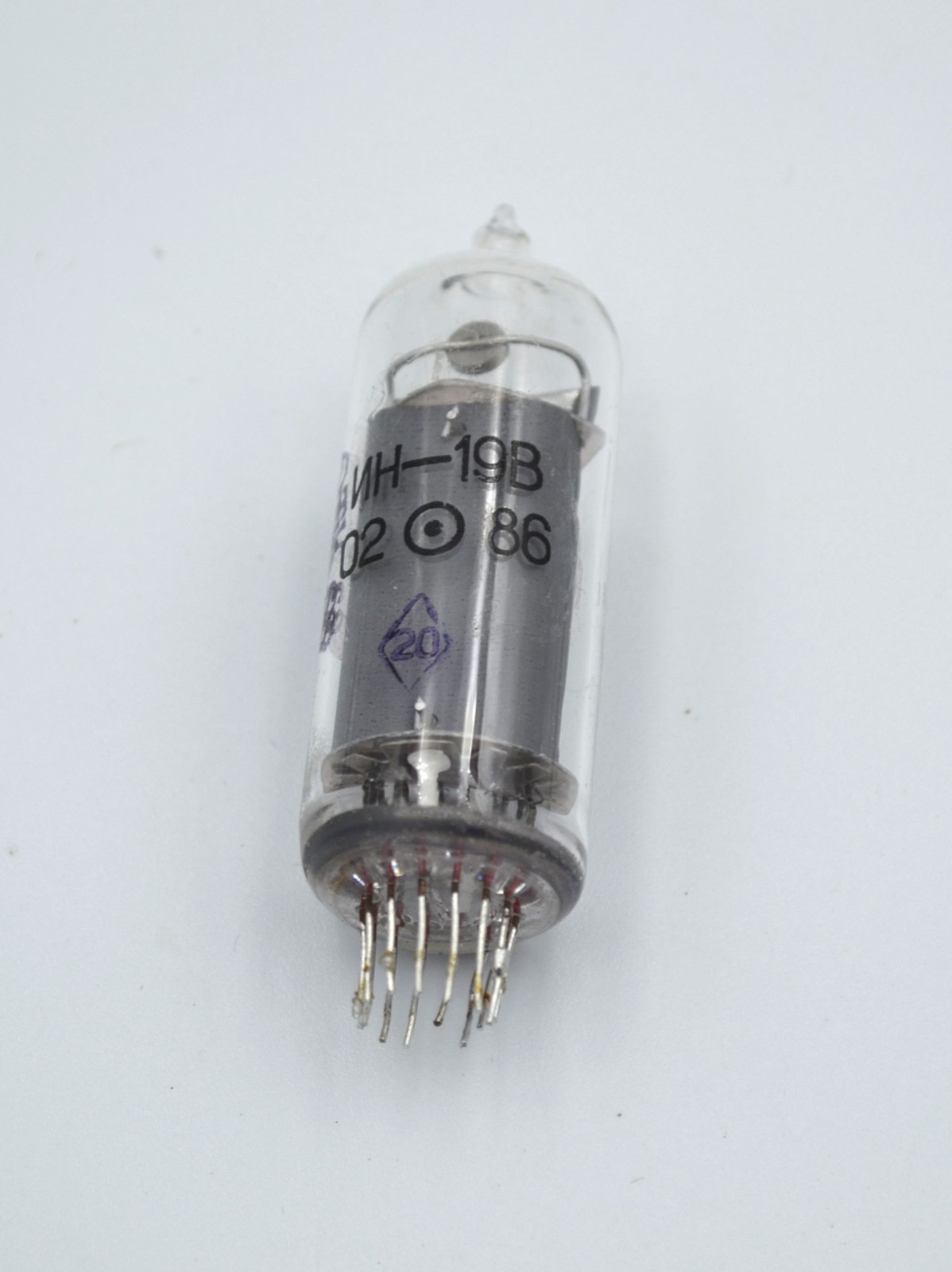 IN-19V 1PCS used NIXIE TUBES 100% GARANTY WORKING IN19V IN19 - Image 2