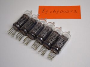 IN-14 IN14 6PCS Nixie TUBE, solderd but UNUSED, Excellent condition, NIXIE CLOCK