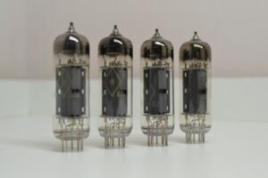 4pcs 6P14P-EV Matched Quad Gold Grid tube EL84 6BQ5 Strong