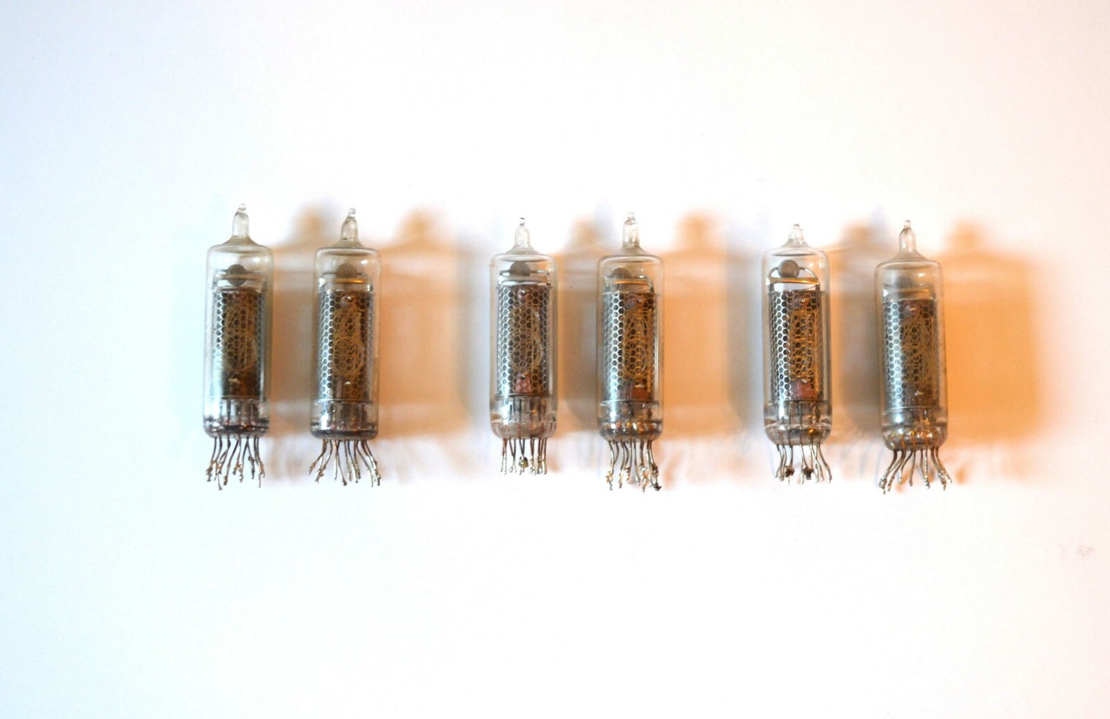 IN-16 6PCS Same Date Code NIXIE TUBES 100% GARANTY WORKING IN16