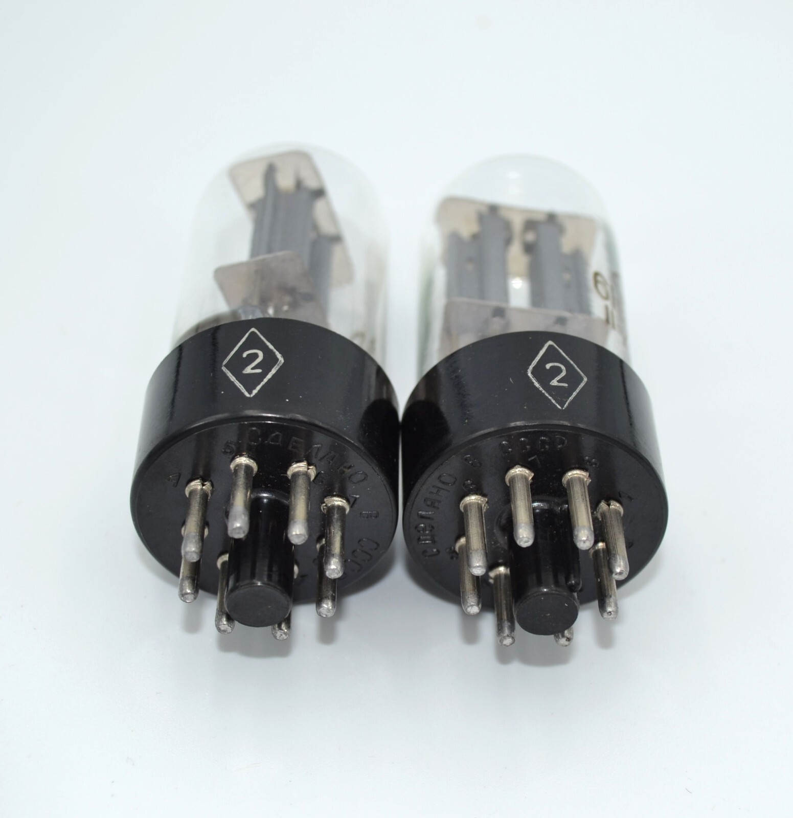 NEW 2pcs 6N8S MATCHED PAIR Same Date NEVZ Tube NOS 6SN7 ECC32 6SN7G 1578 - Image 3