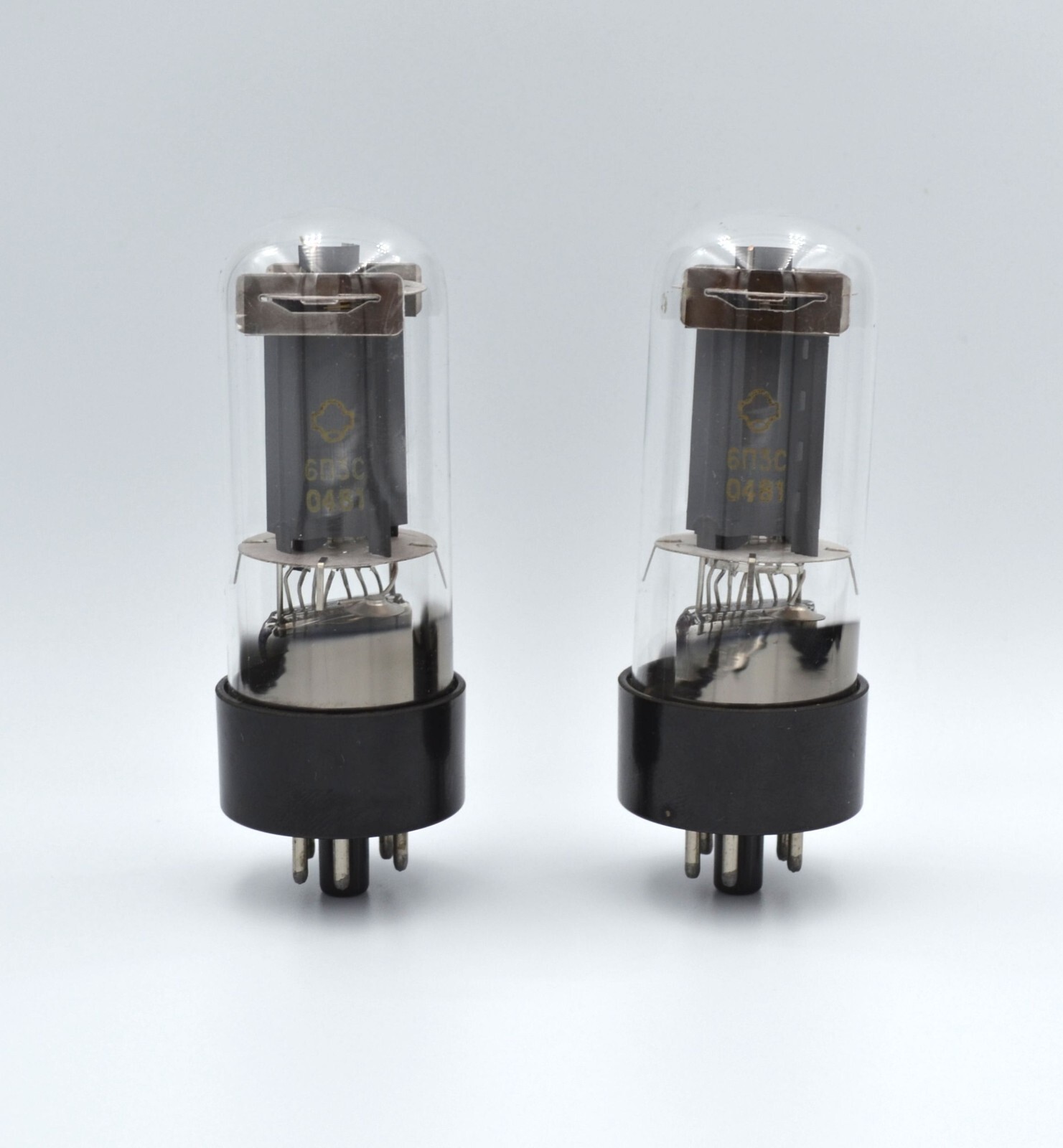 NEW 2pcs 6P3S MATCHED PAIR Same Date Reflector Tube NOS 6L6 5881 6L6G OSW3108
