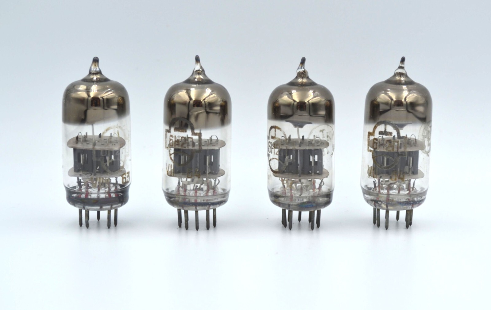 NEW 4pcs 6N2P MATCHED QUAD Reflector Tube NOS 12AX7 ECC83 7025 575 E83CC