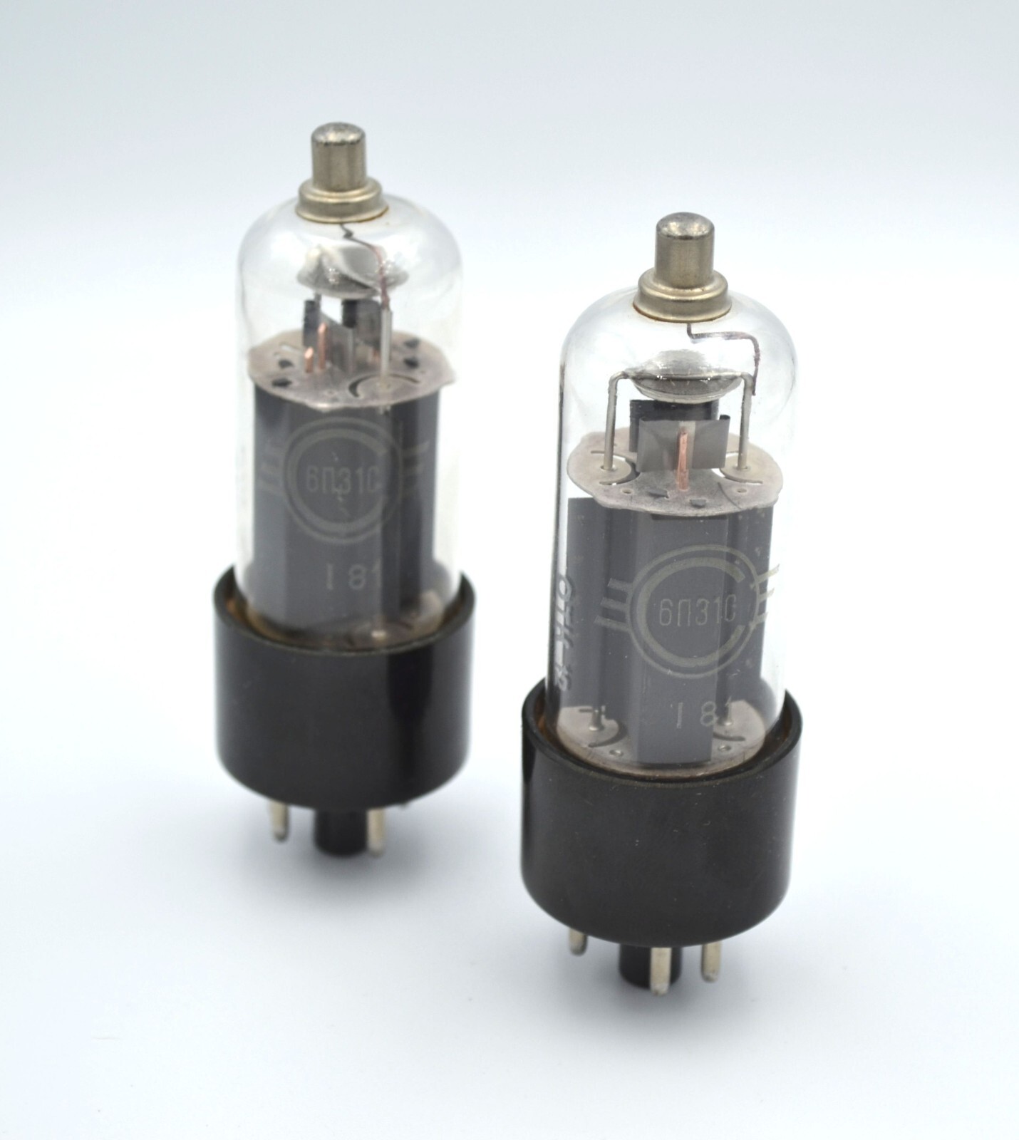 2pcs New 6P31S Same Date Matched Pair Output Tetrode NOS tube EL36 6GC6 6CM5