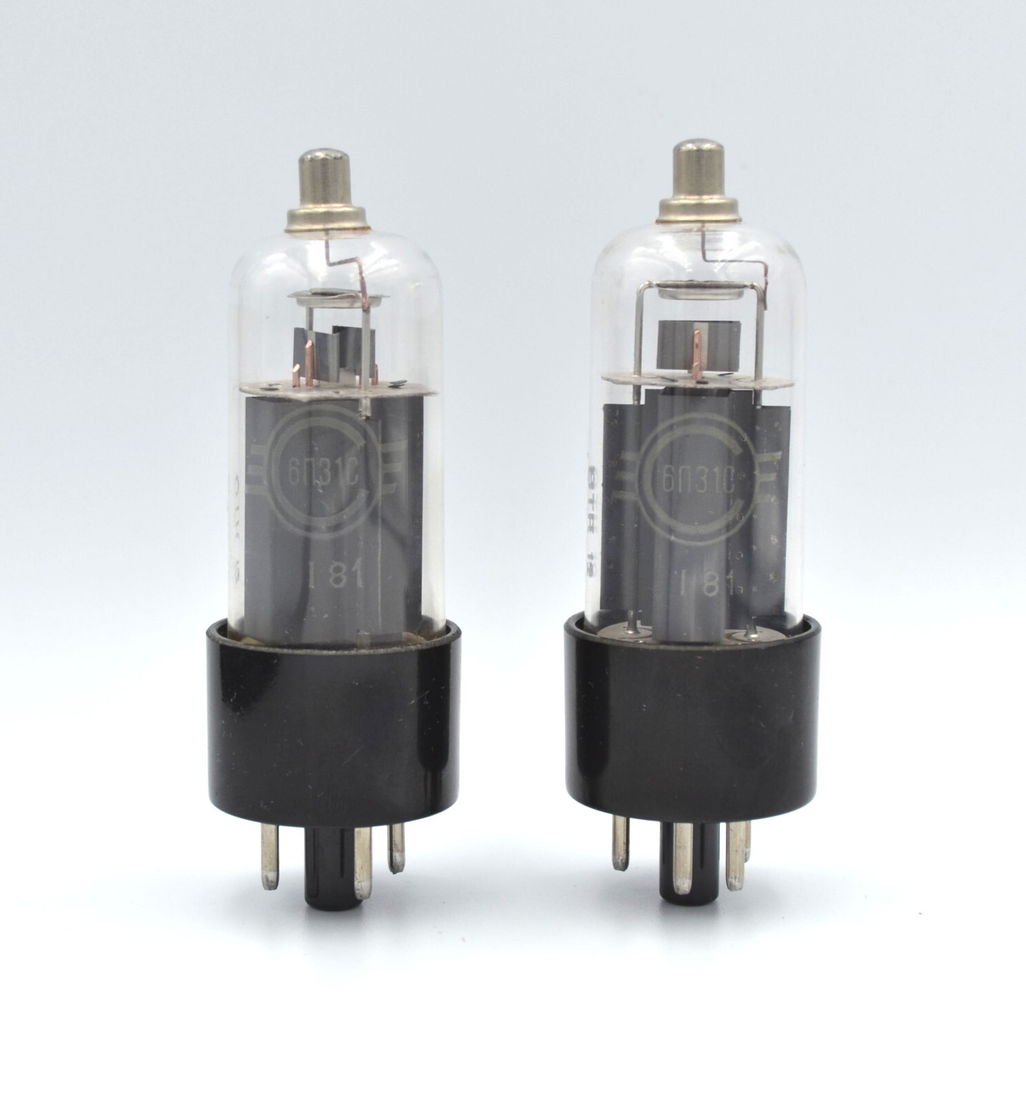 2pcs New 6P31S Same Date Matched Pair Output Tetrode NOS tube EL36 6GC6 6CM5 - Image 3