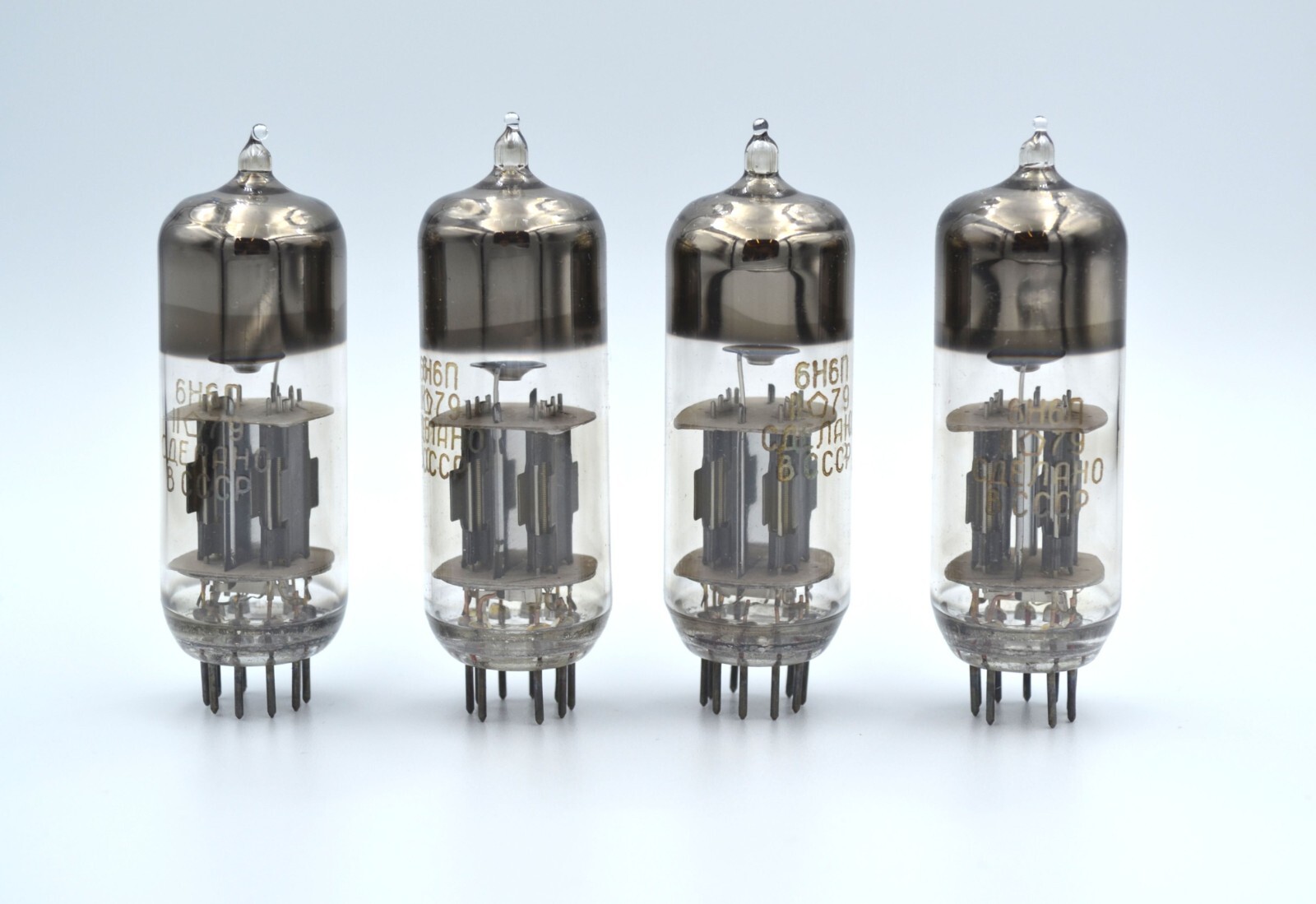 4pcs NOS 6N6P MATCHED QUAD New Tube ECC99 E182CC GARANTY WORKING