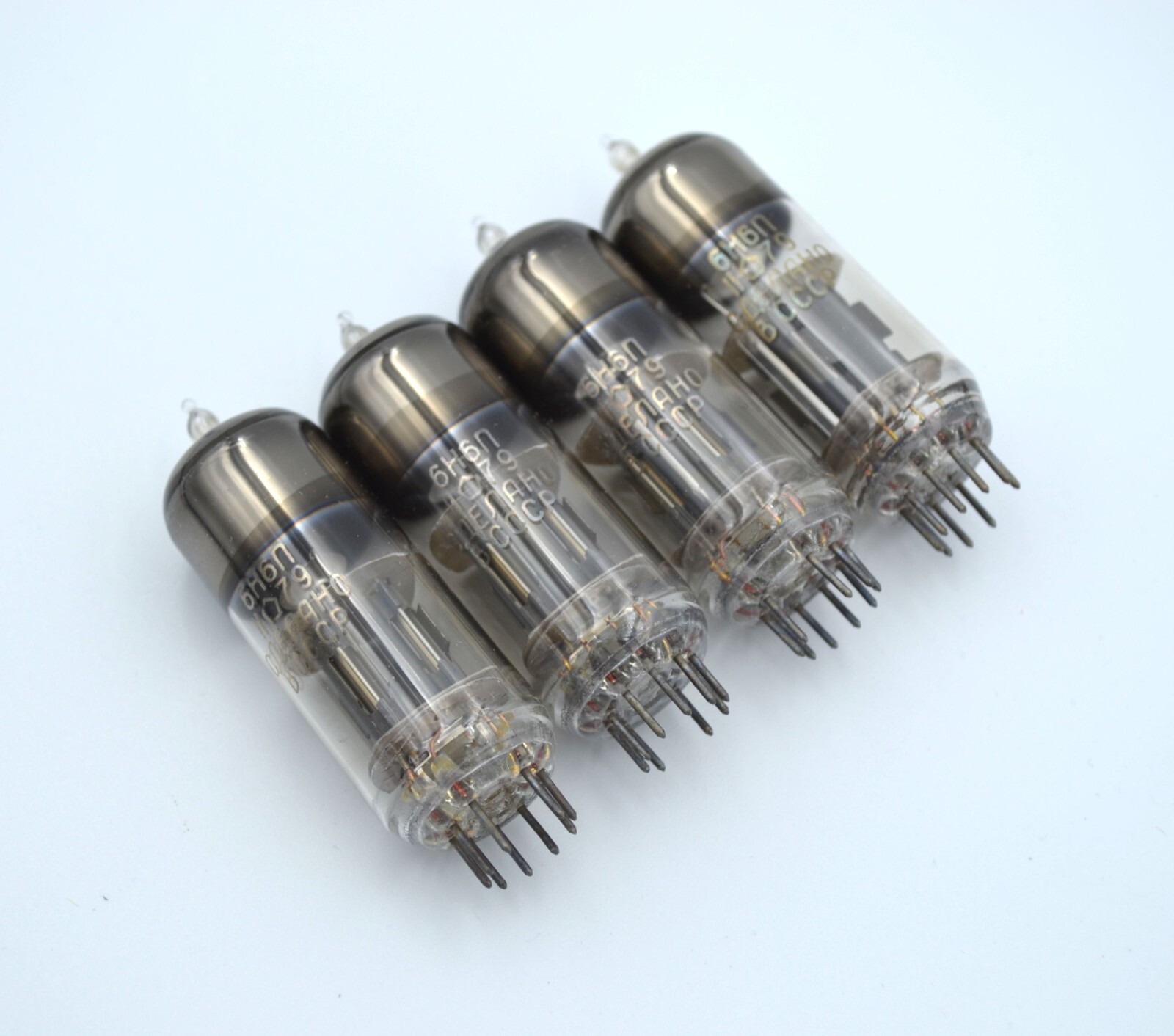 4pcs NOS 6N6P MATCHED QUAD New Tube ECC99 E182CC GARANTY WORKING - Image 3