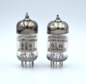 NEW 6N2P MATCHED PAIR Silver Anode Voskhod Rocket Tube NOS 12AX7 ECC83 7025 575
