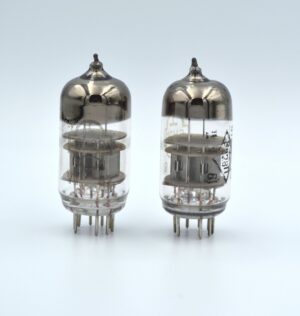 NEW 6N2P MATCHED PAIR Silver Anode Reflector Tube NOS 12AX7 ECC83 7025 575