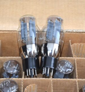 NEW 2pcs 5C3S Rectifier Same Date Grey Anode Tube NOS 5U4G GZ31 5U3C