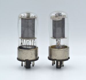 NEW 2pcs 6F6M-1 MATCHED PAIR Metal Base PENTODE Tube NOS 6F6G 6F6 6F6S 6F6M