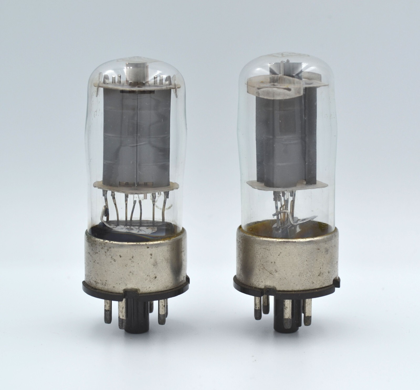 NEW 2pcs 6F6M-1 MATCHED PAIR Metal Base PENTODE Tube NOS 6F6G 6F6 6F6S 6F6M