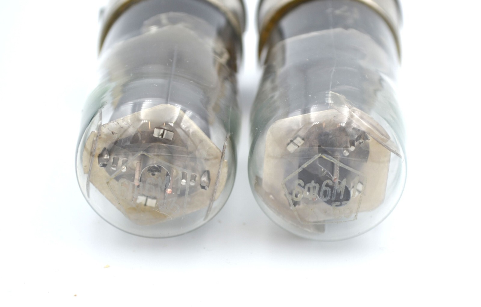 NEW 2pcs 6F6M-1 MATCHED PAIR Metal Base PENTODE Tube NOS 6F6G 6F6 6F6S 6F6M - Image 3