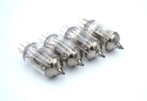 4pcs 6J1P-EV MATCHED QUAD New Voskhod Tube NOS 6ZH1P-EV EF95 6F32 6AK7 5654