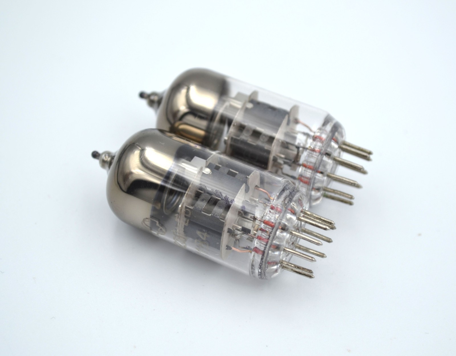 NEW 2pcs 6N23P-EV O-Getter MATCHED PAIR Tubes Reflector NOS 6DJ8 ECC88 6922 - Image 3
